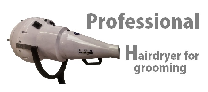 Hairdryer for grooming