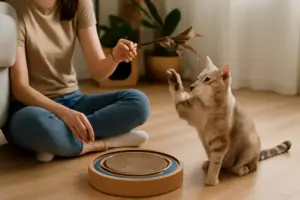 Come incoraggiare l’attività fisica nei gatti domestici? Idee di gioco che funzionano davvero