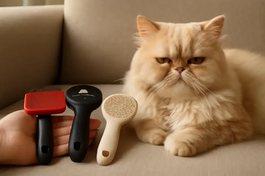 Qual è la miglior spazzola per il sottopelo di un gatto persiano? Prevenzione dei nodi senza stress