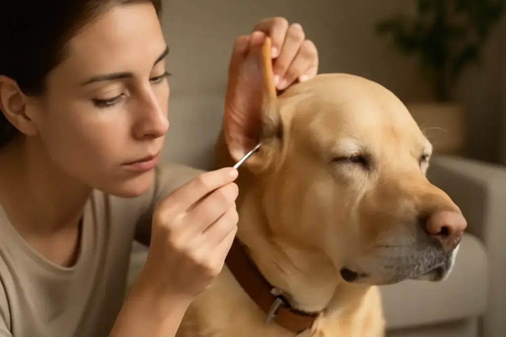 Pulizia delle orecchie nel cane: tecniche essenziali che prevengono infezioni costose