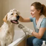 Bagno domestico per cani di taglia grande: trucchi per renderlo facile e senza stress