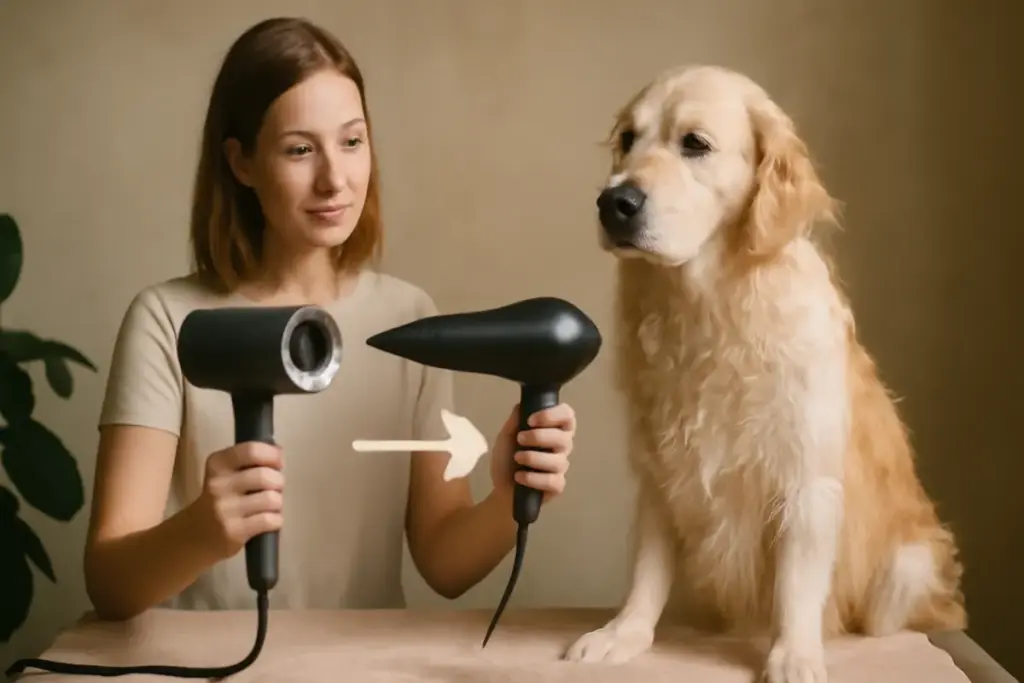 Come scegliere il phon giusto per l’asciugatura del cane? Riduci tempi e rischi con questo metodo