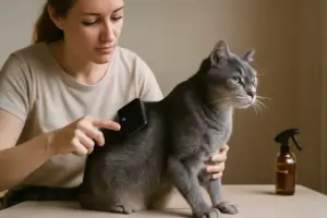 Toelettatura del gatto a pelo corto: il dettaglio che prolunga la brillantezza della pelliccia