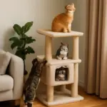 I vantaggi del tiragraffi multipiano per gatti domestici: spazio, divertimento e meno danni in casa