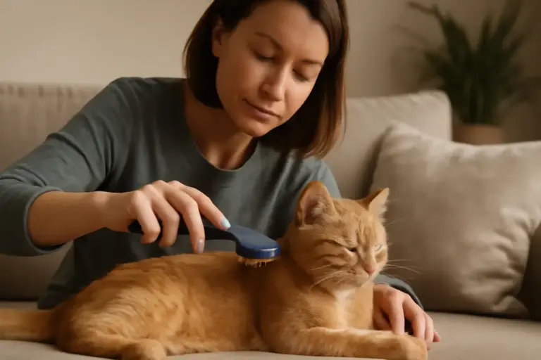 Come prevenire le infiammazioni da spazzolatura nei gatti? Le mosse delicate che fanno la differenza