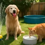 Giochi d’acqua per animali domestici: scopri le proposte che migliorano le giornate più calde