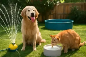 Giochi d’acqua per animali domestici: scopri le proposte che migliorano le giornate più calde