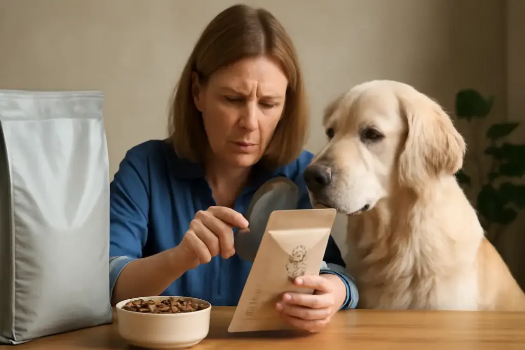 Come leggere le etichette degli alimenti per animali: il trucco per capire davvero la qualità