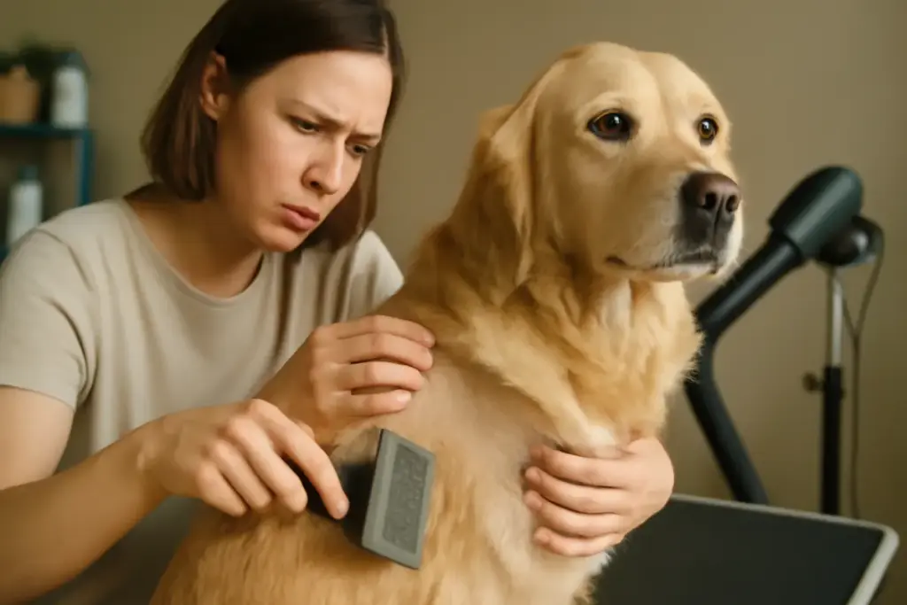 Come accorgersi se il cane ha la pelle secca? I segnali che pochi notano durante la toelettatura